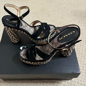 Coach women’s sandal heels